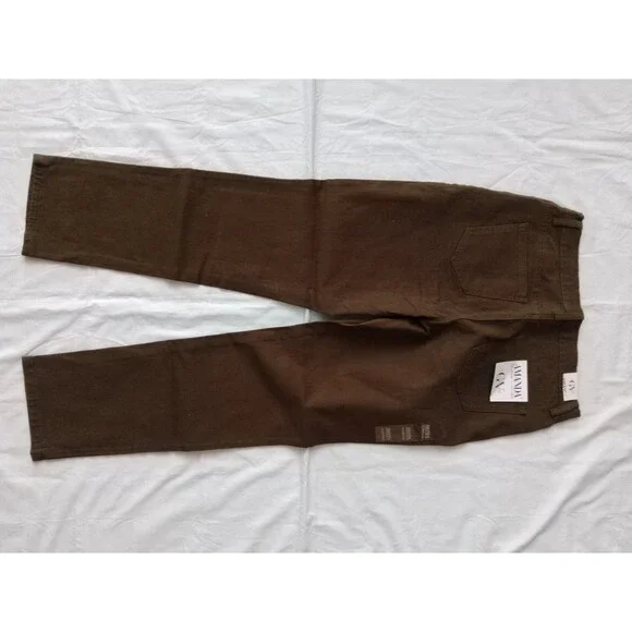 NEW Gloria Vanderbilt Amanda Original Slimming Jeans Size 10 Huckleberry + Olive - Picture 14 of 16
